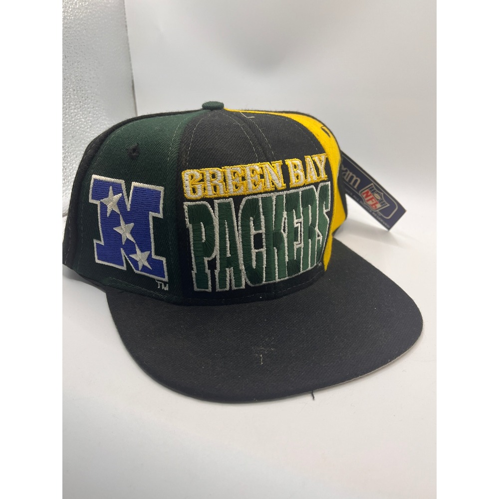 Drew Pearson Green Bay Packers Hat Adult OSFA Black NEW Vintage NFL Snapback